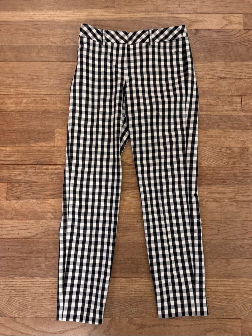 Express Women's Editor Gingham Dress Pants - Size 00R
b66